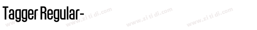 Tagger Regular字体转换 Tagger Regular字体转换